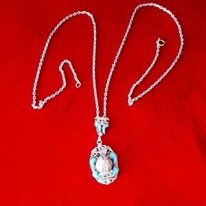 Vintage Art Deco Czech pendant Chinoiserie